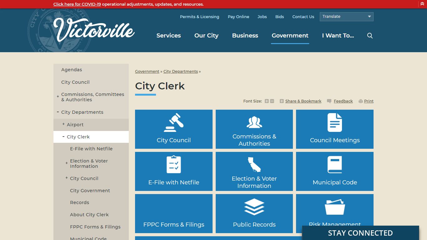 City Clerk | Victorville, CA